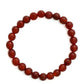 Red Carnelian Onyx Crystal Beads Bracelet - Ruby Raang | Swadesiicart