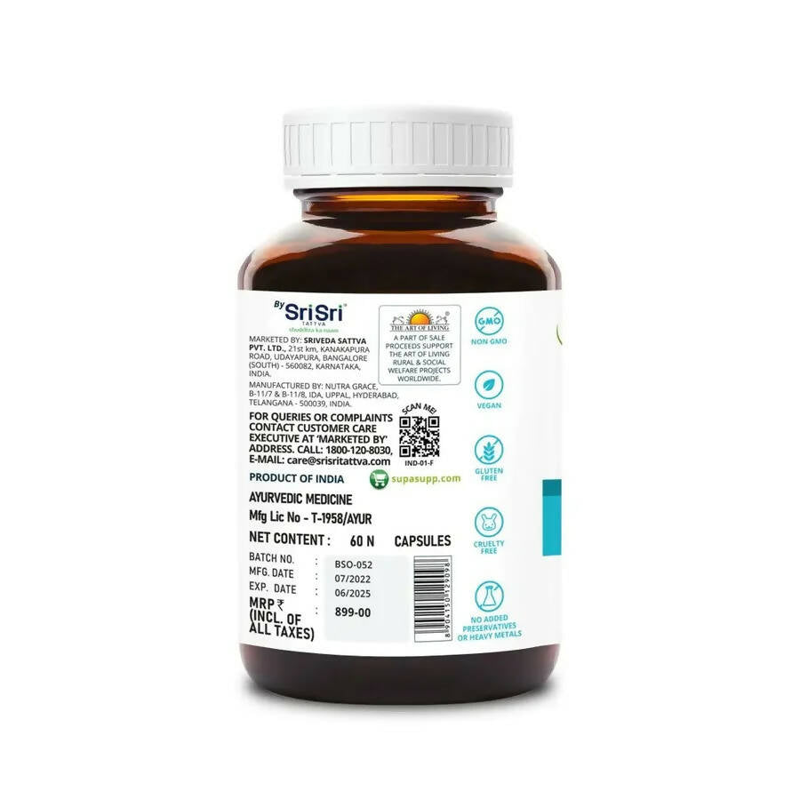 Sri Sri Tattva Supasupp Nigella Oil Capsules - Swadesiicart