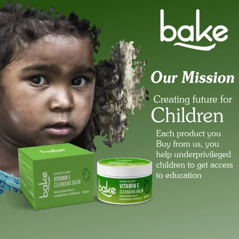 Bake Super Glow+ Vitamin E Cleansing Balm | Swadesiicart