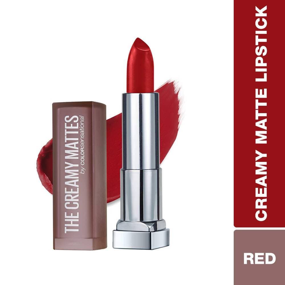 Maybelline New York Color Sensational Creamy Matte Lipstick / 643 Cosmopolitan Red - Swadesiicart