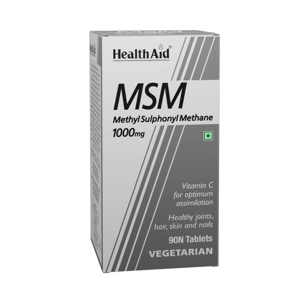 HealthAid MSM 1000 mg Tablets | Swadesiicart
