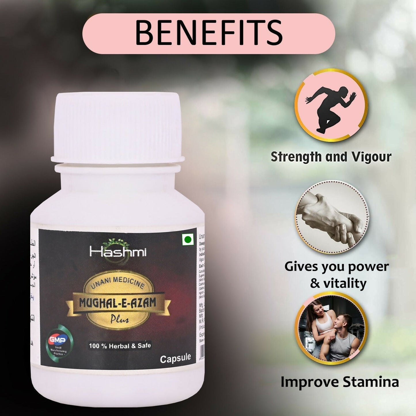 Hashmi Mughal E Azam Capsules - Swadesiicart