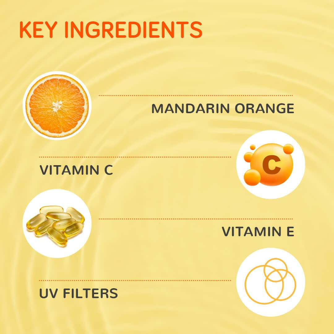 Moody Vitamin C Hydrating Fluid Sunscreen with SPF 50 PA+++ - Swadesiicart