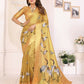 Joban Fashion Golden Cranes Patterns Banarasi Silk Sarees | Swadesiicart