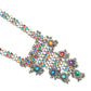 Mominos Fashion Johar Kamal Oxidised Silver-Plated Brass Finish Multi Kundan Afghani Long Necklace For Women | Swadesiicart