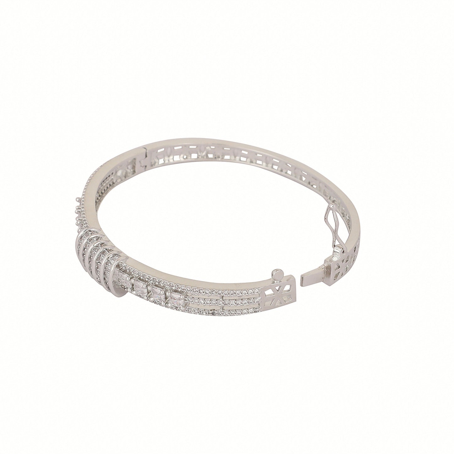 Nuyug Diamond Radiance Anti Tarnish Bangle | Swadesiicart