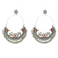 Mominos Fashion Johar Kamal Peacock Design Chandbali Earrings - Mominos Fashion