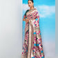 Vishnu Weaves Women's Bottle Green Paithani Silk Minakari Zari Woven Saree with Unstitched Blouse - Swadesiicart