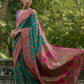 Vishnu Weaves Women's Rama Pashmina Silk Thread Woven Saree with Blouse - Swadesiicart