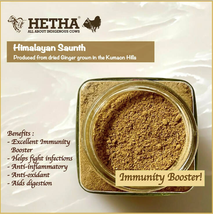 Hetha Himalayan Sundried Saunth - Ginger Powder - Swadesiicart