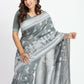 Shree Shyam Fashion Linen Cotton Pink Saree