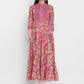 NOZ2TOZ Women's Printed Anarkali Coral Kurta- (1pc set) - Swadesiicart