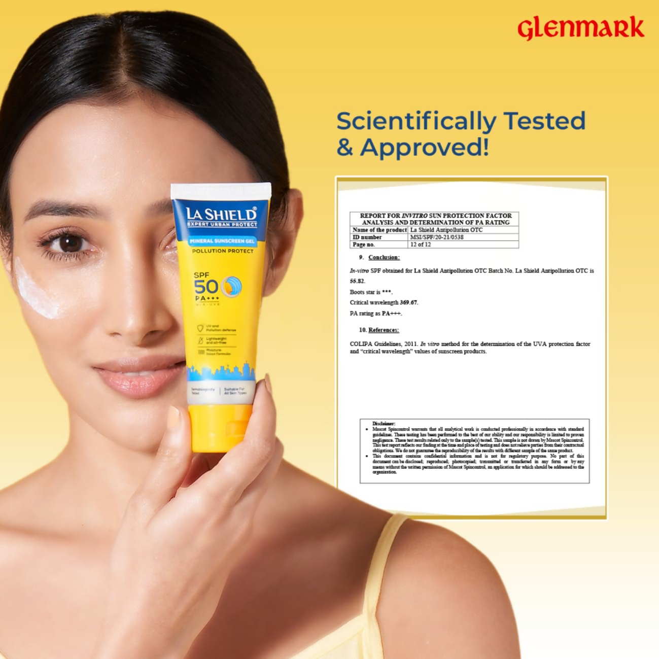 La Shield Pollution Protect SPF 50 Mineral Sunscreen Gel - Swadesiicart