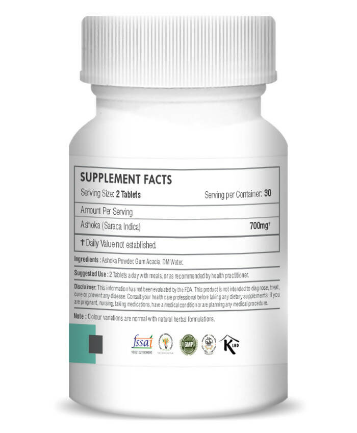 H&C Herbal Ashoka Tablets - Swadesiicart