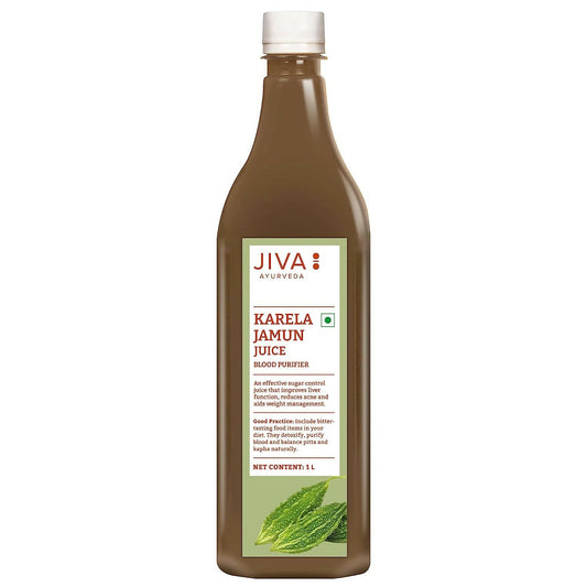 Jiva Ayurveda Karela Jamun Juice - Jiva Ayurvedic