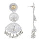 Joban Fashion Women Handcrafted Silver Tone Earrings | Swadesiicart