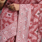 Shree Shyam Fashion Linen Cotton Peach Saree