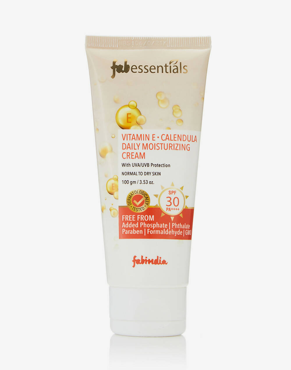 Fabessentials Vitamin E Calendula Daily Moisturizing Cream SPF 30 PA++++ - FabIndia Limited