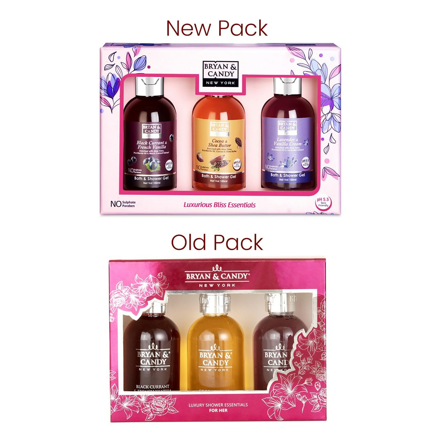Bryan & Candy Luxurious Bliss Essential Shower Gel Combo - Swadesiicart