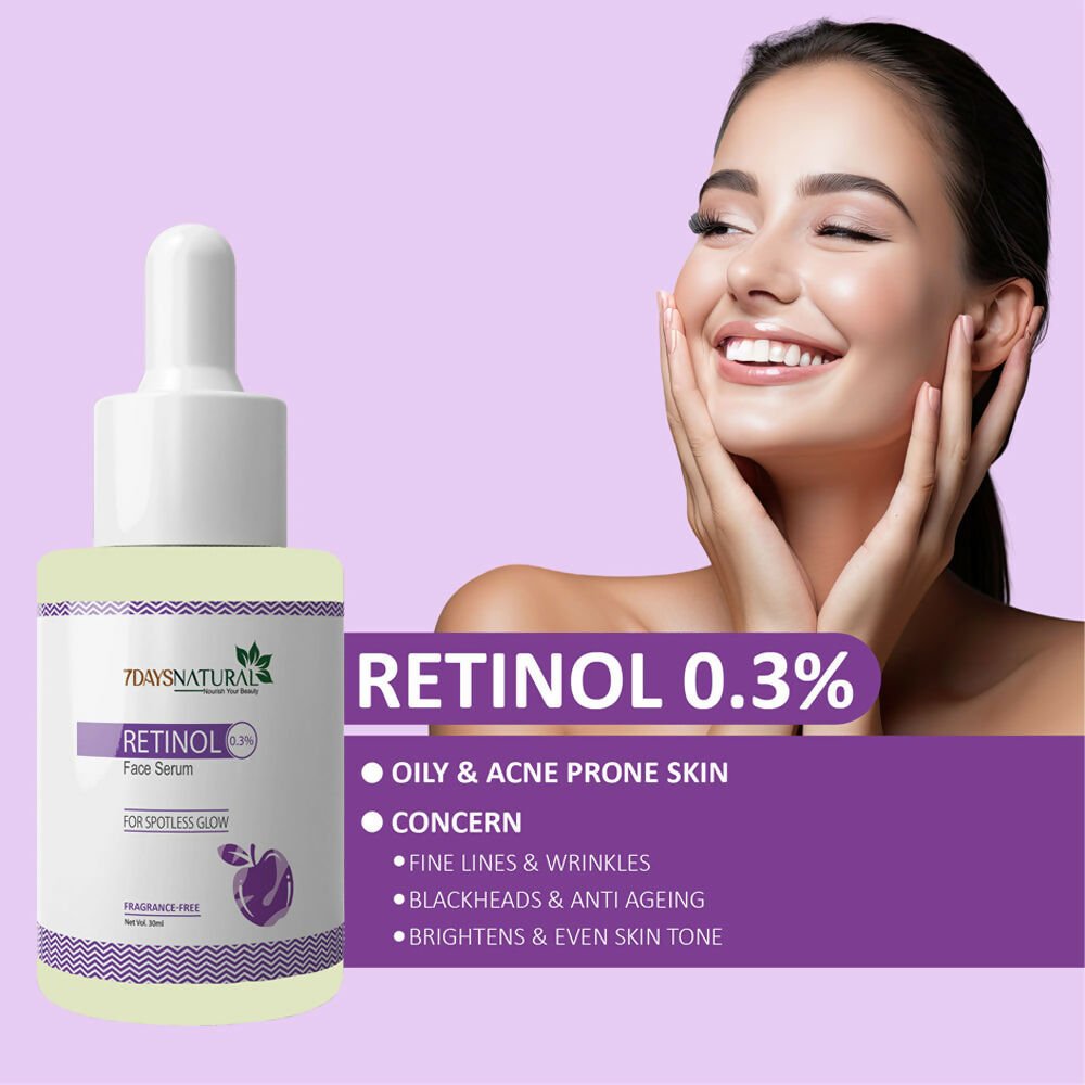 7 Days Organic Retinol Serum for Face - Swadesiicart