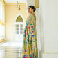 Vishnu Weaves Women's Pista Paithani Silk Zari Woven Saree with Unstitched Blouse - Swadesiicart