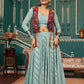 AI Fashion Pista Green Viscose Rayon Designer Navratri Lehenga Choli Collection