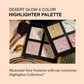 Daily Life Forever52 Desert Glow 4 Color Highlighter Palette - DGH003 | Swadesiicart