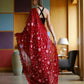 Vamsee Ashi Red Georgette Saree - Swadesiicart