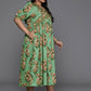 Ahalyaa Women's Traditional wear Ethnic Dress - Green | Swadesiicart