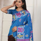 Shree Shyam Fashion Silk Blend Blue Saree