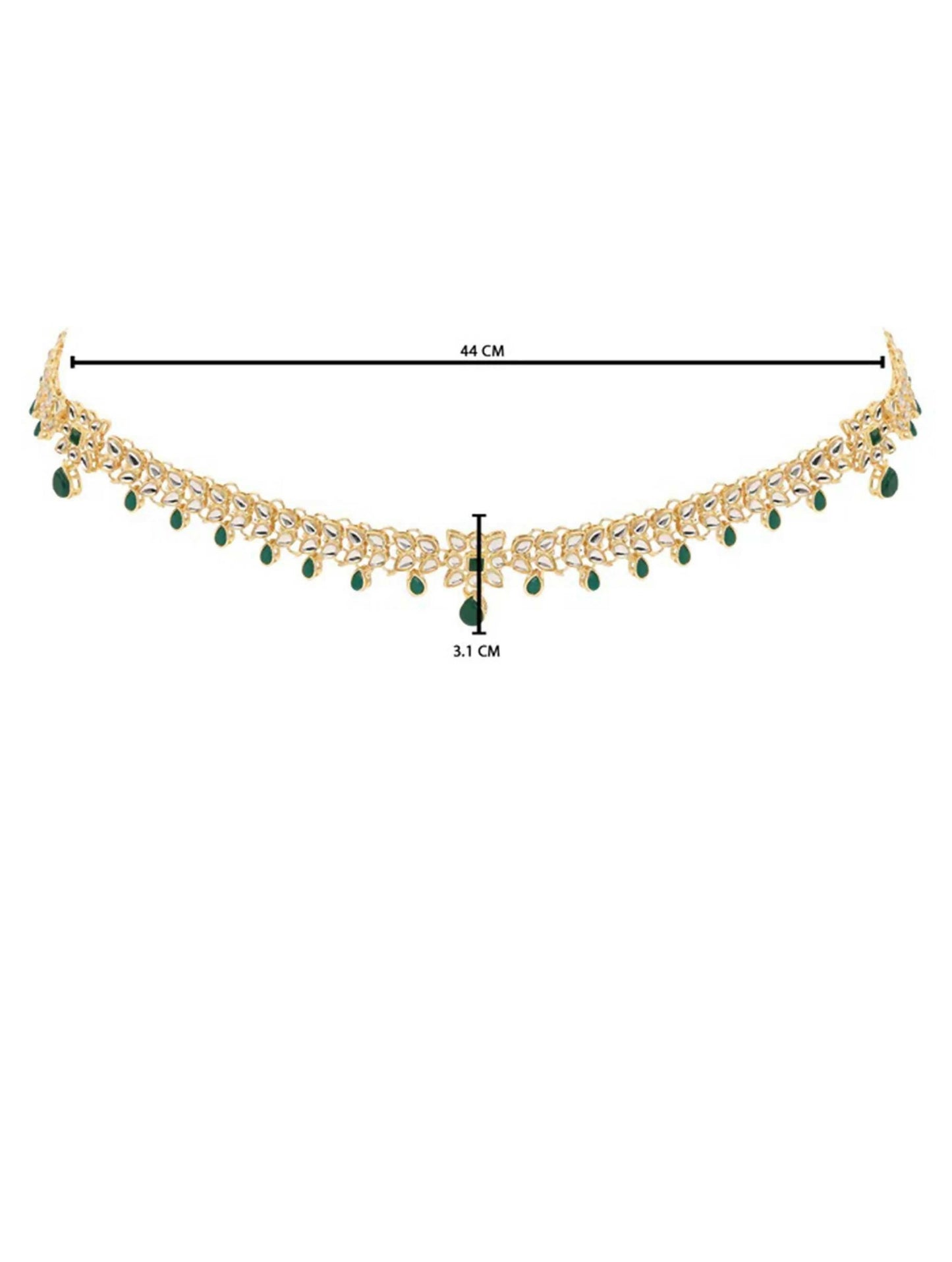 Joban Fashion Green Zinc Alloy Waist Chain For Women | Swadesiicart