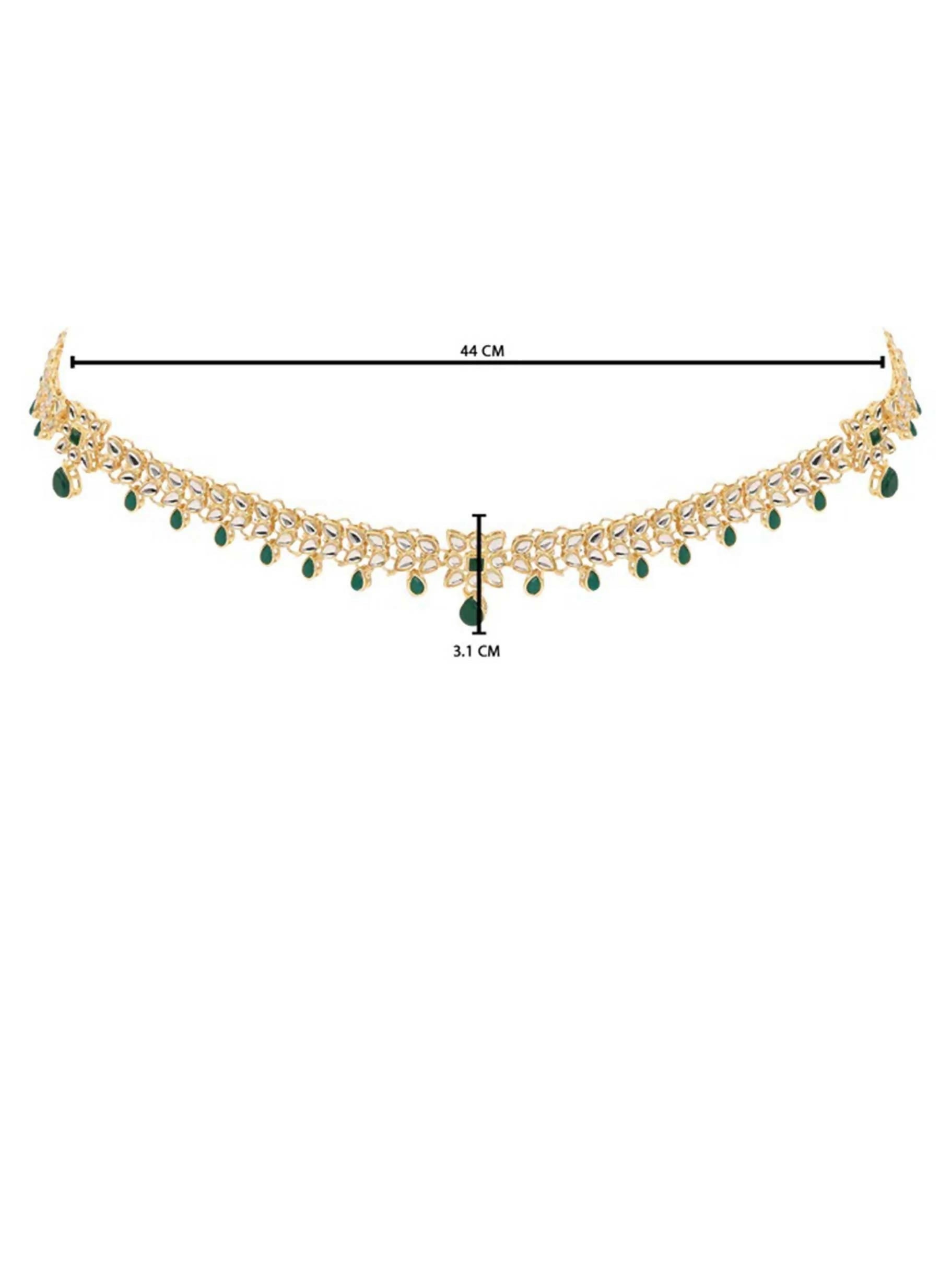 Joban Fashion Green Zinc Alloy Waist Chain For Women | Swadesiicart