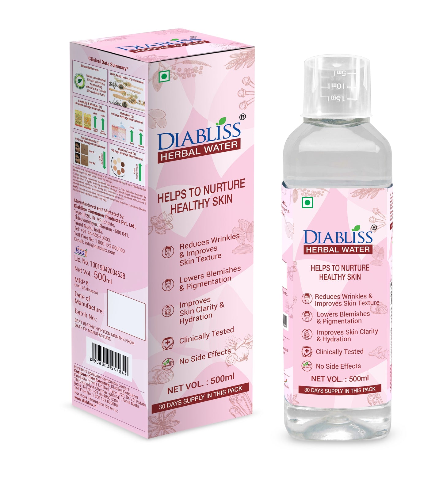 Diabliss Herbal Water For Skin Care - Altcheeni