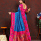 Lorenvalley Fashion Firozi Soft Paithani Silk Woven Design Rich Zari Meenakari Weaving Saree - Swadesiicart