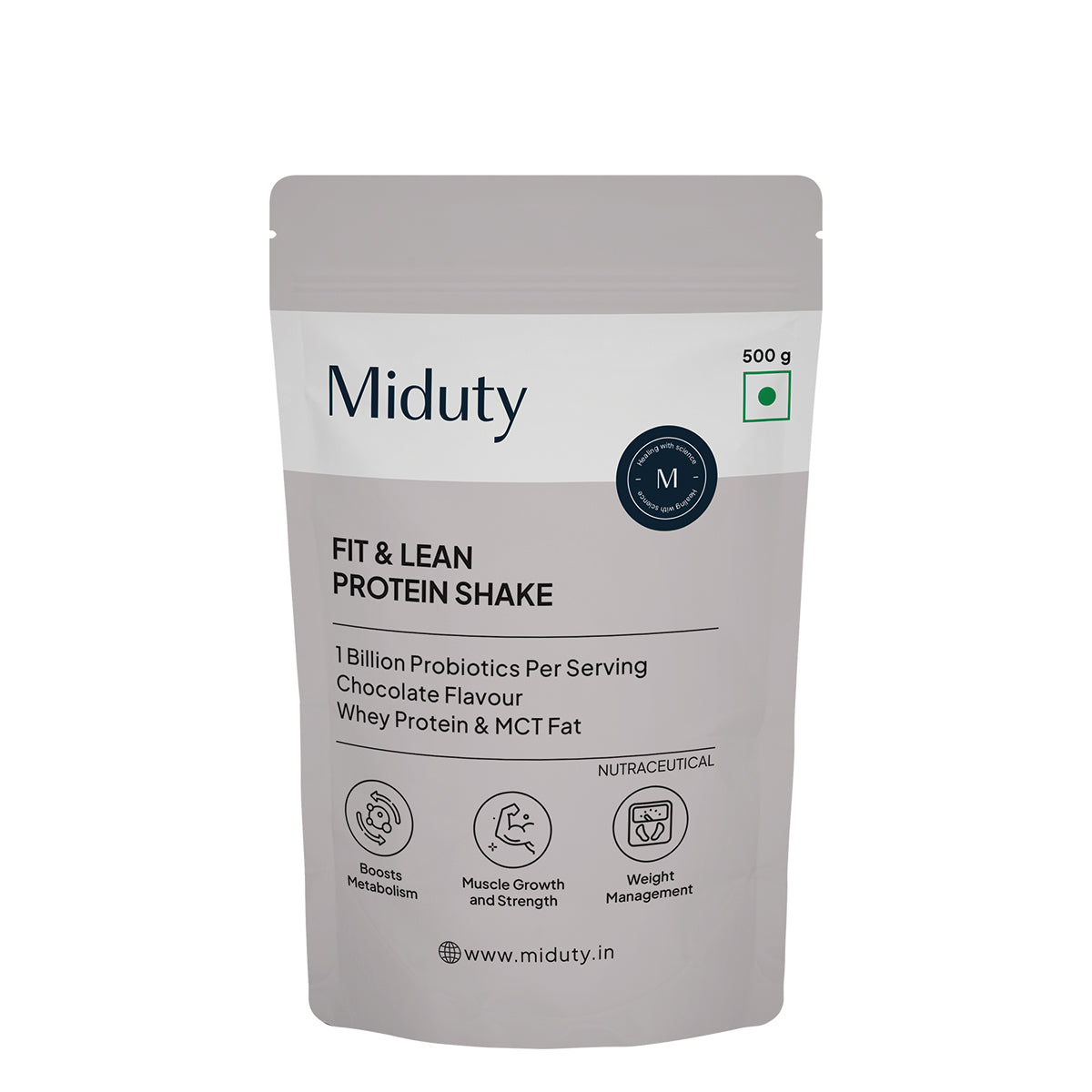 Miduty by Palak Notes Fit & Lean Protein Shake | Swadesiicart