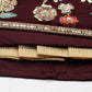 House of Panchhi Burgundy Net Sequinse Work Lehenga & Blouse, Dupatta | Swadesiicart