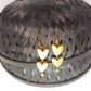 Terracotta Lovely Heart Shaped Hangings-Mehndi Green