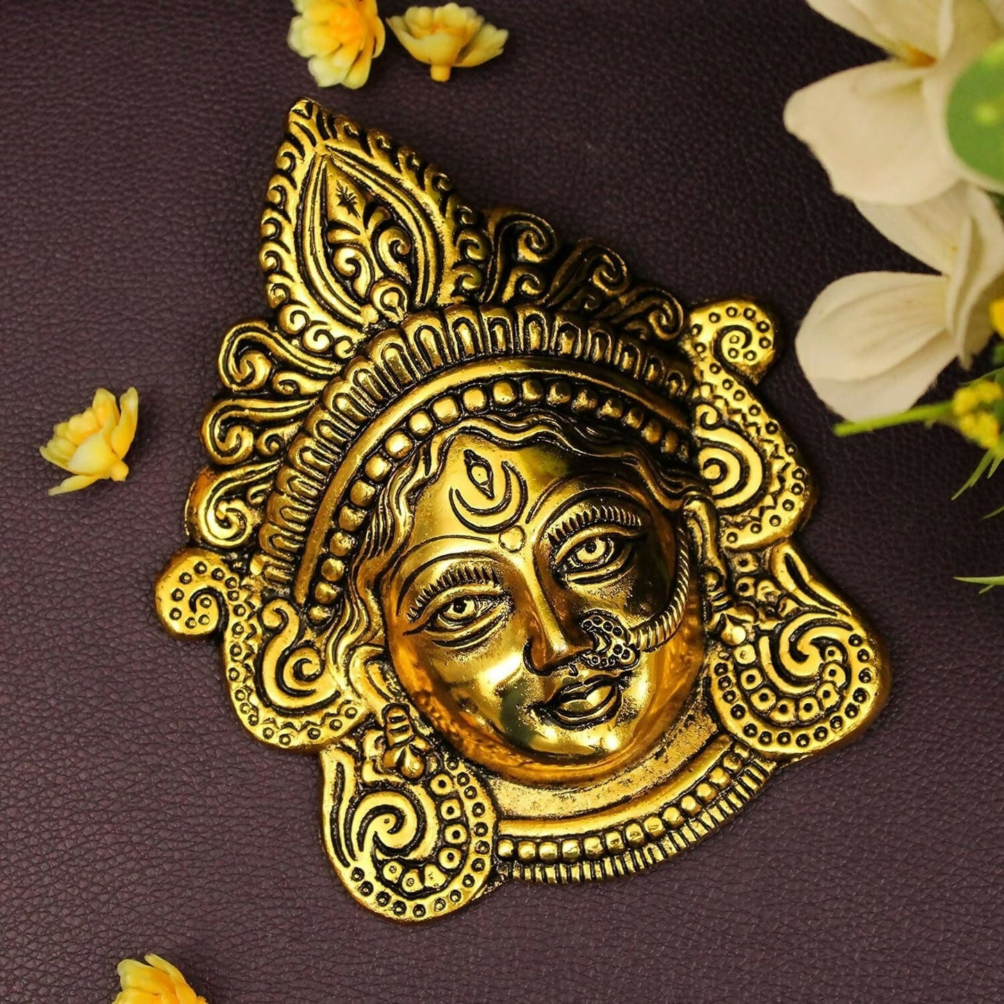 Dalvkot Shri Durga Mata Face For Wall Hanging - Swadesiicart