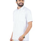 Ramraj Cotton Mens Half Sleeve Royal Cotton White Shirt | Swadesiicart