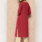 Yufta Floral Embroidered Chikankari Cotton Kurta - Swadesiicart