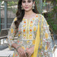 BulBul Fashionista Mustard Cotton Kurta Set with Dupatta - Swadesiicart