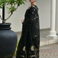 Vishnu Weaves Women's Black Linen Silk Zari Weaving Saree with Blouse - Swadesiicart