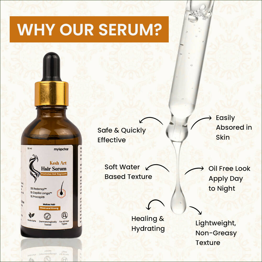 myUpchar Ayurveda Kesh Art Regrowth Hair Serum | Swadesiicart