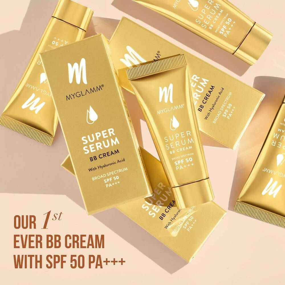MyGlamm Super Serum BB Cream - 301 Almond - Swadesiicart