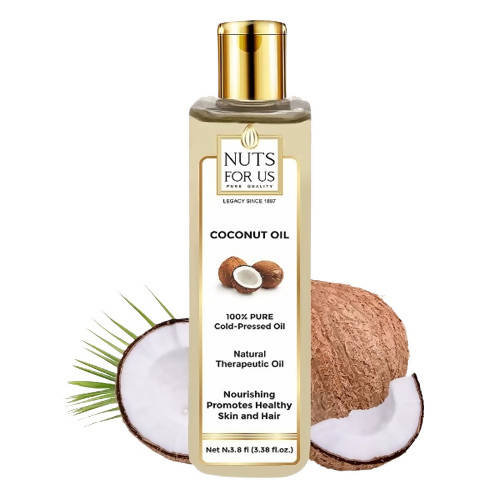 Nuts For Us Pure Coconut Oil (Cold-Pressed) - Swadesiicart