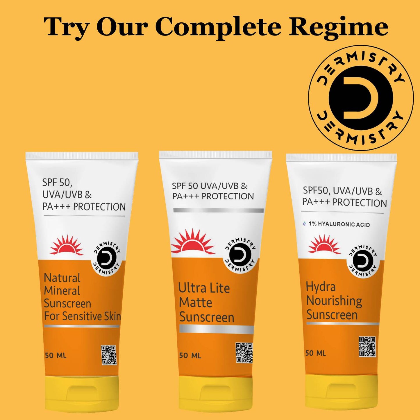 Dermistry Hydra Nourishing Sunscreen & Natural Mineral Sunscreen - Swadesiicart
