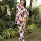 Casual Fashionable Multi Muslin Cotton co-ord set - Manya - Swadesiicart