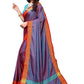 Vamika Banarasi Jacquard Weaving Rama Green Saree | Swadesiicart