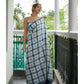 Exclusive Collection Beautiful Check Blue Pure Cotton Woven Handloom Saree With Running Blouse Piece - Swadesiicart