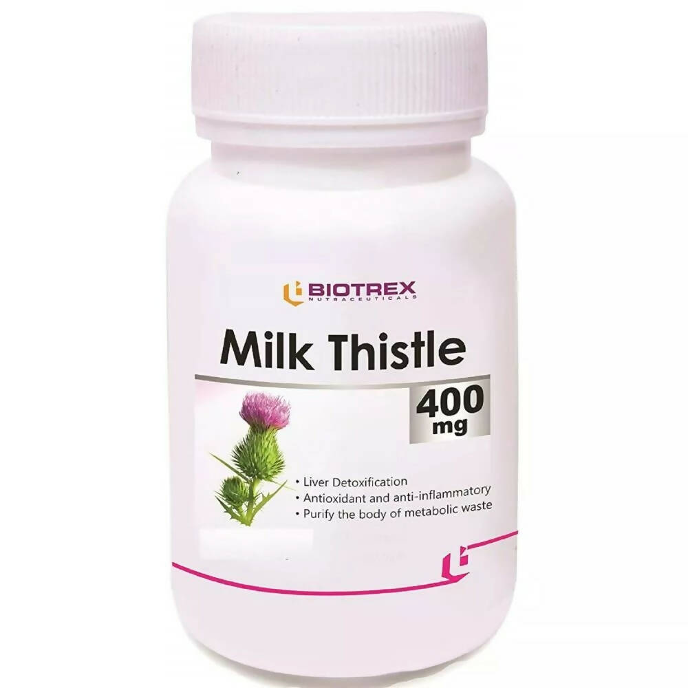 Biotrex Milk Thistle 400mg Capsules | Swadesiicart